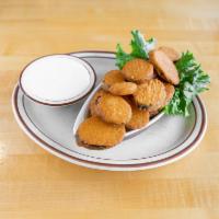 Zucchini · Breaded, deep-fried and served with ranch dressing.