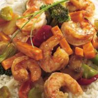 29. Shrimp with Mixed Vegetables Dinner Combo · Served with pork fried rice and egg roll.