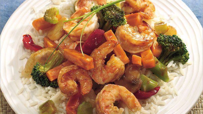 29. Shrimp with Mixed Vegetables Dinner Combo · Served with pork fried rice and egg roll.