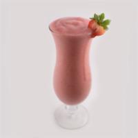 Strawberry Blonde Smoothie · Classic blend of strawberry, banana, almond milk, and your choice of honey or agave. You can...