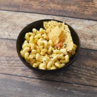 Classic Mac and Cheese · Cavatappi pasta, bold house cheese blend, toasted garlic breadcrumbs, fresh herbs, and Parme...