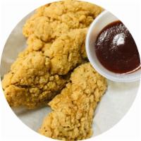 Chicken Tenders · With a choice of DRY RUB or SAUCE (ON THE SIDE or  COVERED)