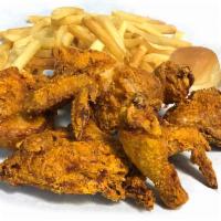 8 Piece Family Special  · 8 pieces of our famous juicy golden fried chicken served with 2 orders of French fries, 2 di...