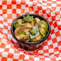 Dang Good Brussel Sprouts · Nothing like delicious Brussel sprouts! Vegan.