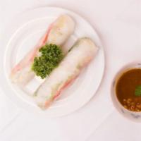 3. Spring Rolls · 2 pieces. Rice paper or crispy dough filled with shredded vegetables. 