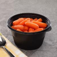 Steamed Carrots · Served in a 24 oz. bowl.