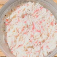 Kani Salad · A mixture of shredded crab sticks with a homemade, mayo-based dressing made from Japanese ma...