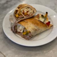 Sausage Roll · Sausage, peppers, onions, mozzarella cheese & tomato sauce.