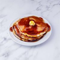 Buttermilk Pancakes · Served with butter, powdered sugar and syrup.
