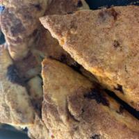 Sconerdoodle Scones · House made cinnamon chips baked inside and topped with cinnamon sugar.