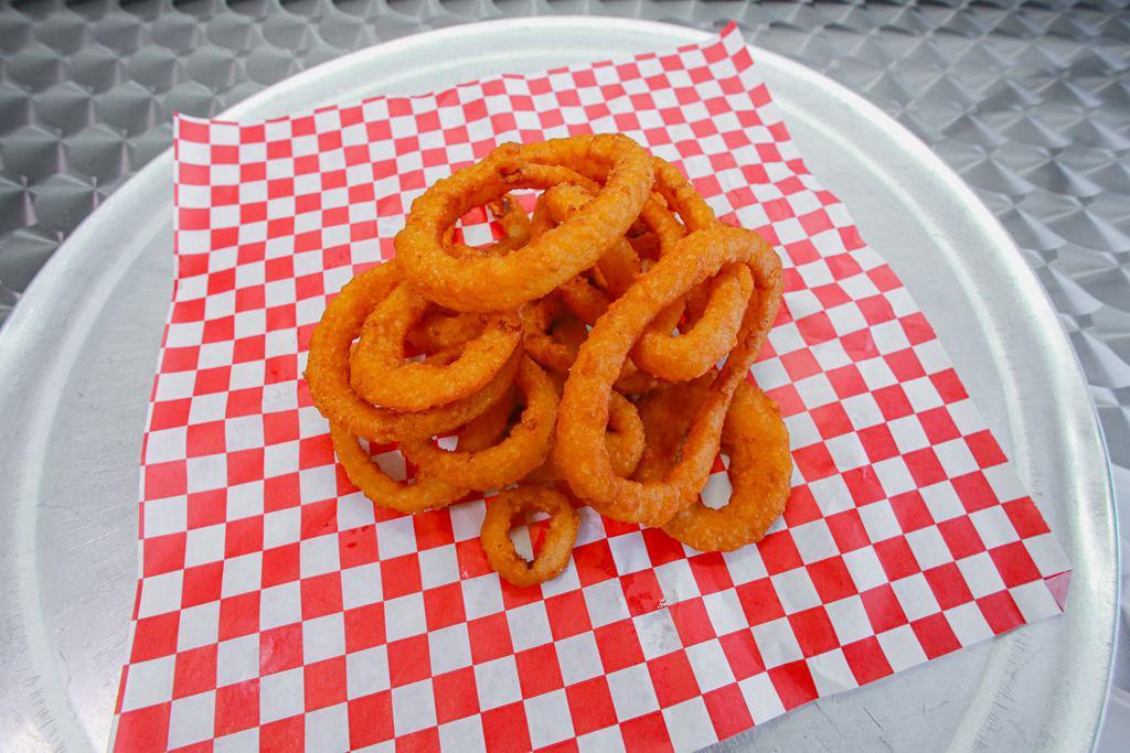 Onion Rings · Serve with house-made marinera sauce on the side.