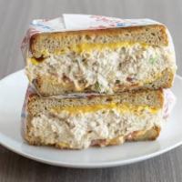 Tuna Melt · Housemade White Albacore Tuna Salad with Tomato and American Cheese served on Rye Bread