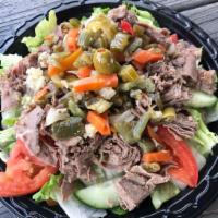 Windy City Salad · We made our delicious Italian Beef into a tasty salad. Your choice of spicy Giardiniera or s...