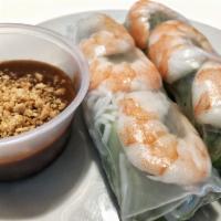 Summer Roll (2) · Rice noodles, vegetables, shrimp, or shrimp and pork rolled in rice paper served with a side...