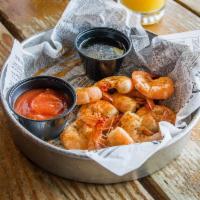 Steamed Shrimp Platter · 1 lb. of large steamed shrimp. Includes your choice of 2 sides.
