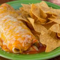 Ranchero Burrito a la Carte · Southwest burrito topped with ranchero sauce and cheese.