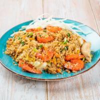 Fried Rice with Sambala Shrimp · 