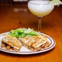 41. Quesadilla · For quesadilla, add chicken, beef or pork for an additional charge.