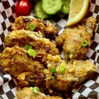 Pan Fried Oysters  · 6 pieces. Lightly breaded and seasoned in house and cooked in olive oil and butter with garl...