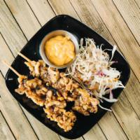 A5 Calamari On Stick · Deep fried squid served with asian style coleslaw
