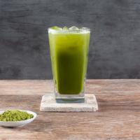 Uji Matcha Green Tea · Grade-A matcha green tea and sweetened with pure sugar cane.