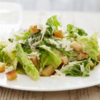 Caesar Salad · Romaine lettuce, Parmigiano cheese, croutons and bacon