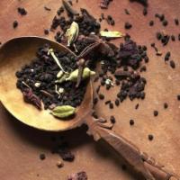 Afghani Chai · Organic Indian tea, ginger, cardamom, star anise, clove, black pepper, and organic spices