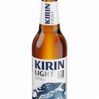 Kirin Light · Refreshing, spicy hop aromas, malt, clean and crisp. Must be 21 to purchase.