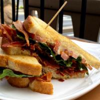 BLT  · Crisp Boar’s Head bacon, lettuce, tomato and mayo served on toasted wheat.