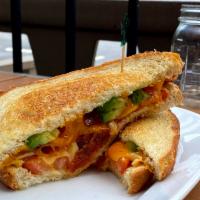 RCB Grilled Cheese  · Smoked Gouda and cheddar on grilled sourdough with avocado, bacon and tomato.