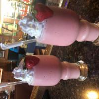 Strawberry-Banana Smoothie · Orange juice, strawberries, bananas and ice cream.