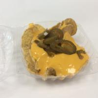 Nachos · nachos with cheese and Jalapeño