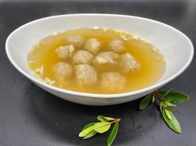 Wonton Soup 上湯雲吞 · Homemade Wonton in chicken and seafood broth (10 pcs) 