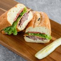 #20. The American Sub · Roast beef, American cheese, lettuce and tomato on an 8