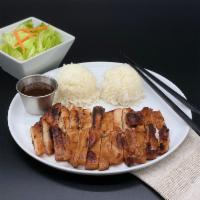 Chicken Teriyaki  · Grilled marinated chicken thigh and rice. 
