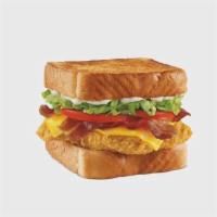 Chicken Club Toaster · Crispy Chicken served on Texas Toast with Mayo, Lettuce, Tomato, Cheese and Bacon.