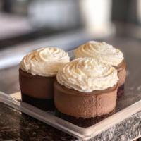 Chocolate Cream Pie · house-made chocolate cream (mousse) topped with house-made whipped cream; sitting on an oreo...