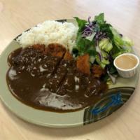 Curry Plate · Japanese style curry rice plate served with our original vegetable-based savory curry sauce.