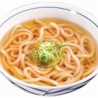 Plain Hot Udon · Thick wheat flour noodles.