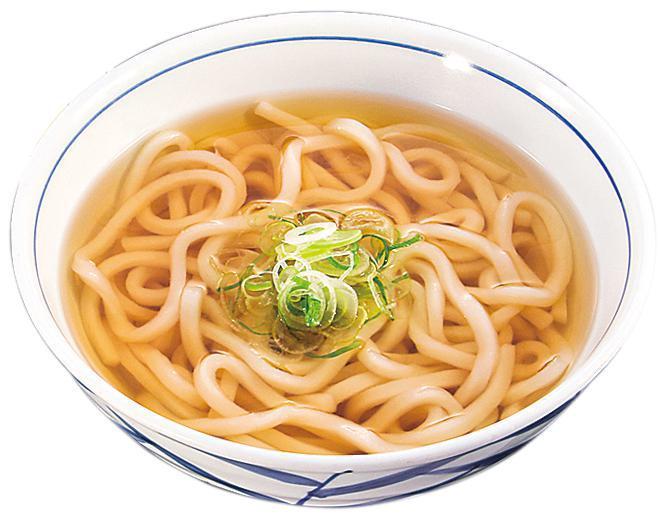 Plain Hot Udon · Thick wheat flour noodles.