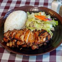 1. Chicken Teriyaki · Served with steamed rice and salad.
