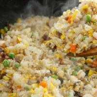 Vegan Fried Rice · Vietnamese fried rice with mix vegetables. Eggs are optional