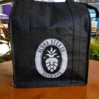 Insulated Aloha Tote · Keep your cans cold during transport! 
 Large insulated cooler zipper tote bag
12