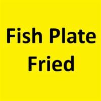 Fried Fish Plate · A fried fish filet served with 2 sides and a buttery roll