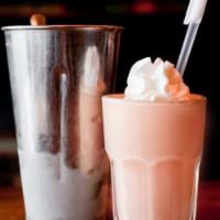 Milkshake! · Milkshakes made to order!  Chocolate, Vanilla, Strawberry, Oreo - Choose your flavor!