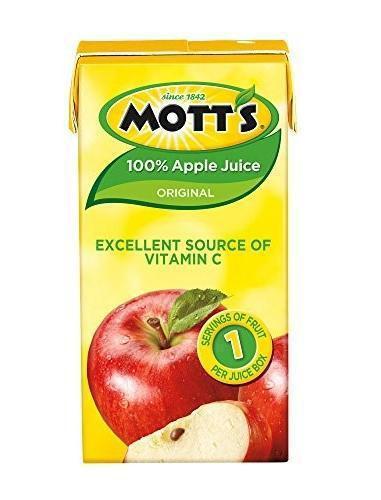 Juice, Apple Box (40 Cal) · Mott's 100% Apple Juice, Original, 4.23 Fl Oz