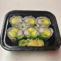 California Roll · Cucumber, crab, and avocado.