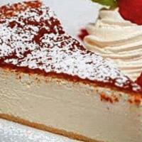 Torta di Ricotta alla Vaniglia · Vanilla flavored ricotta cheese cake.