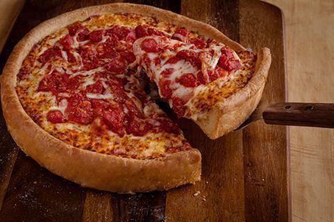 Cheese Deep Dish Pizza · Additional ingredients available for extra charge.