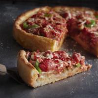 Numero Uno Deep Dish Pizza · Our first choice for the most delectable pizza! Extra cheese, an abundance of fresh sausage,...